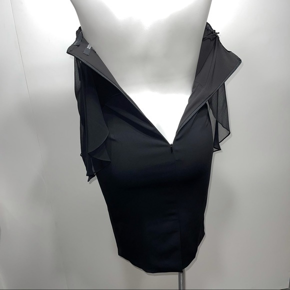 Badgley Mischka Caplet Strapless Dress Size 8 - Picture 5 of 9